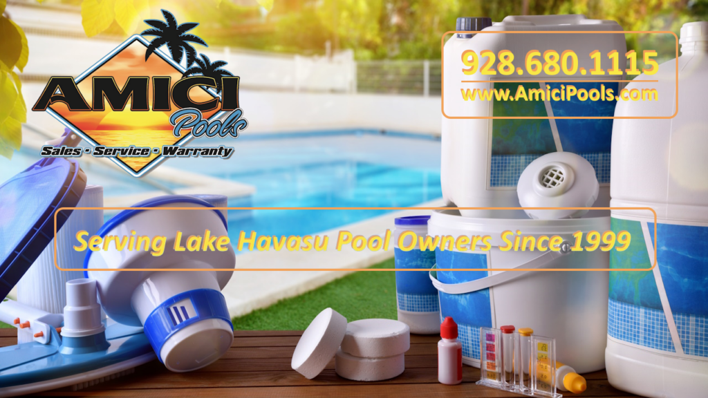 Lake Havasu City Pool Supply Store - Amici Pools. Pool supplies, pool chemicals, chlorine, pool equipment and pool toys