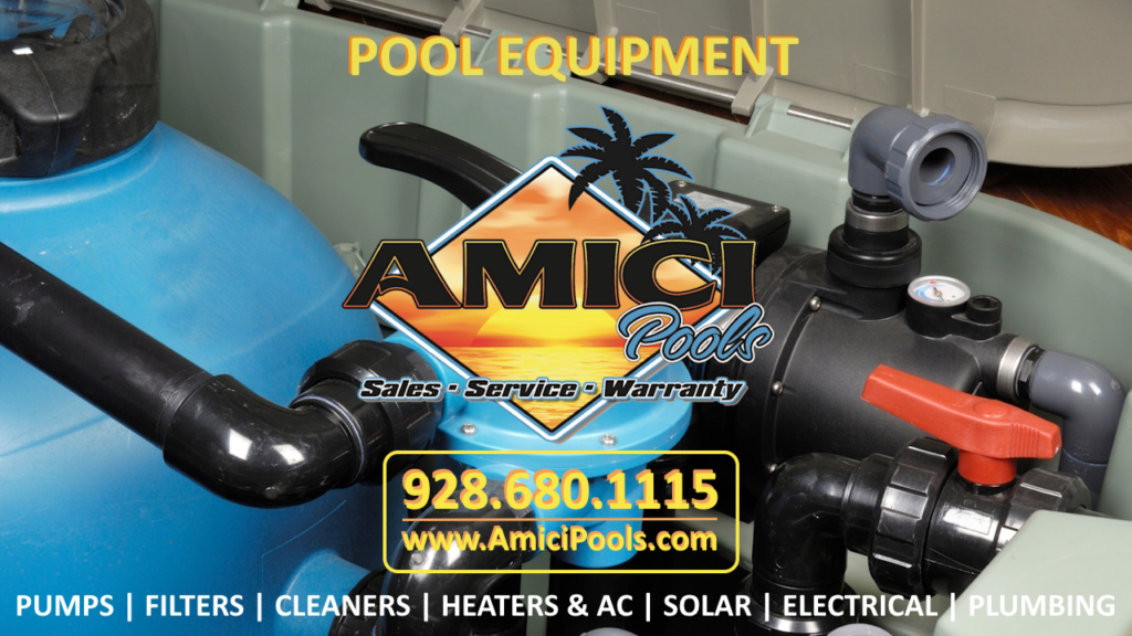 Bullhead City, Arizona Pool Equipment, pool pumps, pool filters, pool heaters, automated pool cleaners, pool electrical and lighting, pool plumbing, and pool automation controls