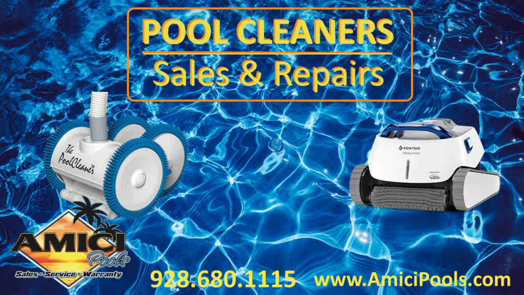 Automatic pool cleaner sales, service and repairs including warranty repairs for Pentair, Jandy, Hayward and Zodiac pool cleaners in Bullhead City, Arizona