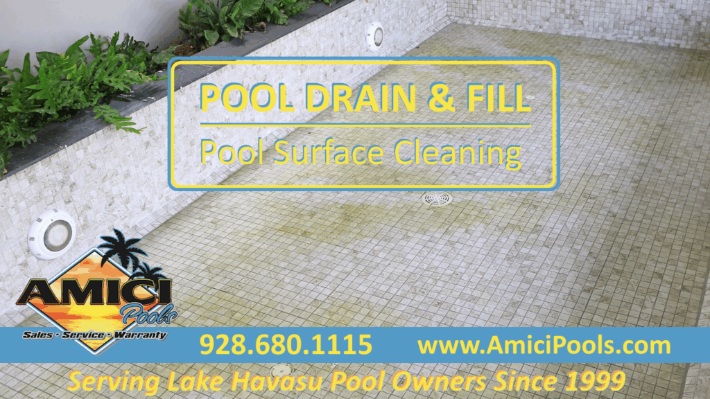 Lake Havasu City, Arizona Pool Drain & Fill, Pool Surface Cleaning, Acid Wash and Soda Blasting Services