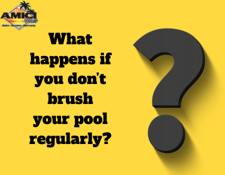 What happens if you don’t brush your pool regularly?