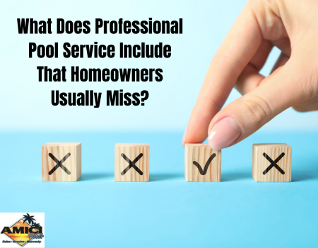 What Does Professional Pool Service Include That Homeowners Usually Miss?